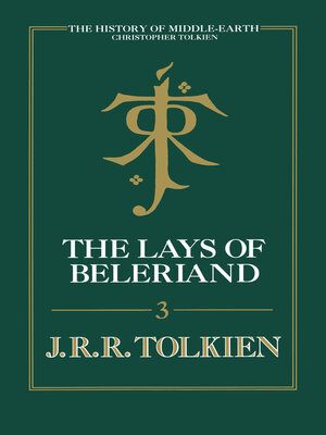 cover image of The Lays of Beleriand